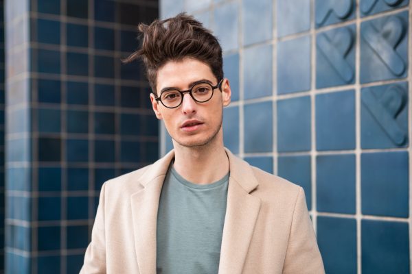 Maxime Moreno lors d'un photoshoot pour Morel